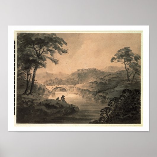 Landscape (pen & ink wash) poster (Vorne)