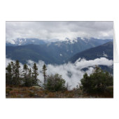 Landscape Purcell Mountains of BC Canada Card (Vorderseite (Horizontal))