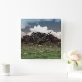 Landscape Quadratische Wanduhr (Zuhause)