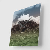 Landscape Quadratische Wanduhr (Winkel)