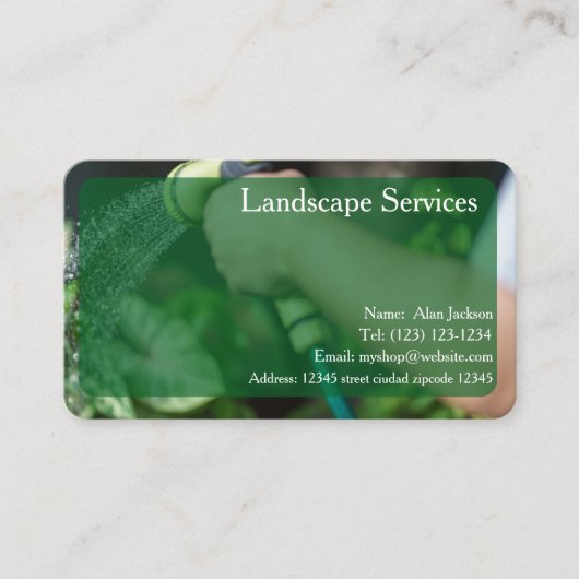 Landscape Services - Visitenkarte bearbeitet (Vorderseite)