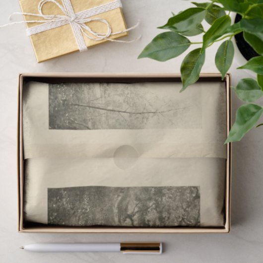 Landscape Spring Trees Ephemera Decoupage Seidenpapier (Geschenk)