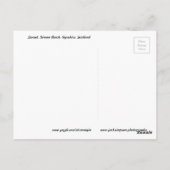 Landscape Sunset Girvan Beach Schottland Postcard Postkarte (Rückseite)