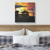 LANDSCAPE SUNSET LEINWANDDRUCK (Insitu (Schlafzimmer))