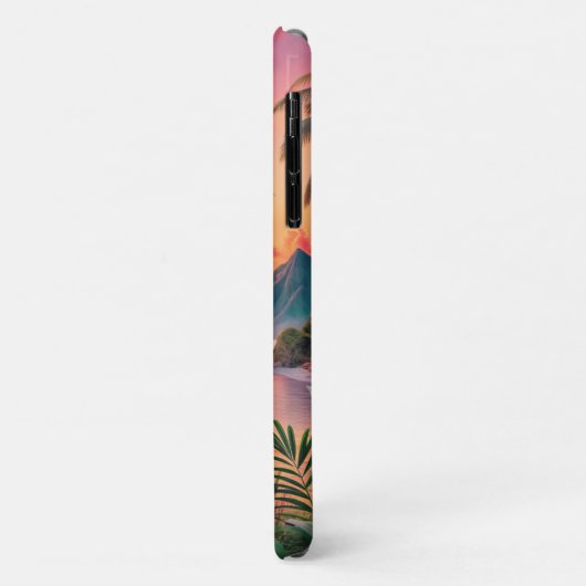 Landscape Tropical Beach Case-Mate iPhone Hülle (Hinten/Links)