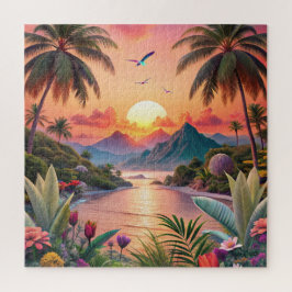 Landscape Tropical Beach Puzzle