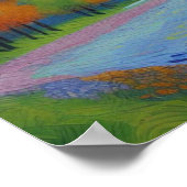 Landscape Van Gogh Stil Poster (Ecke)
