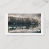 Landscape Wildlife Fotografy Custom Foto Upload Visitenkarte (Vorderseite)