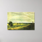 Landscape with Rainbow, famous artwork, Leinwanddruck (Vorderseite)