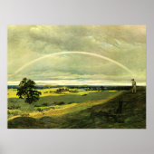 Landscape with Rainbow, famous artwork, Poster (Vorne)