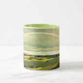 Landscape with Rainbow, fine art, Tasse (Zentrum)