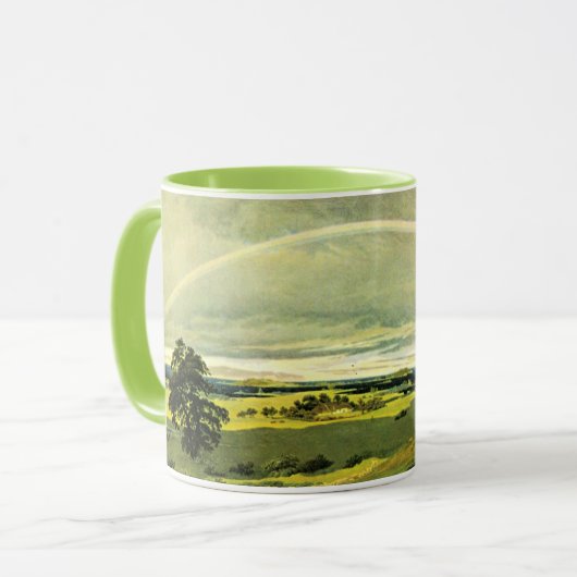Landscape with Rainbow, fine art, Tasse (Vorderseite Links)
