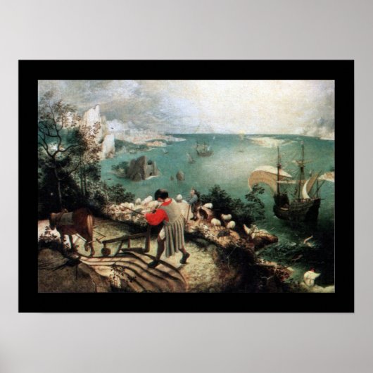Landscape with the Fall of Icarus - 1558 Poster (Vorne)