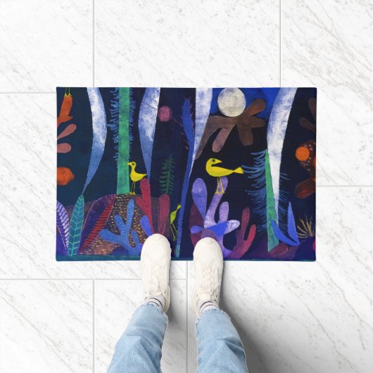 Landscape with Yellow Birds, Paul Klee Fußmatte (Indoor)