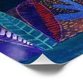 Landscape with Yellow Birds, Paul Klee Poster (Ecke)