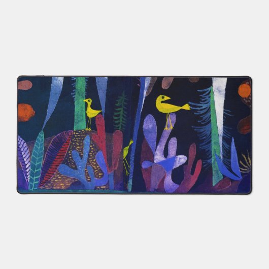 Landscape with Yellow Birds, Paul Klee Schreibtischunterlage (Vorderseite)