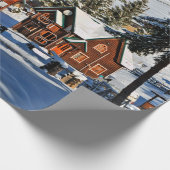 Landscapemountain,ski,snow,winter,active,air,cold, Geschenkpapier (Ecke)