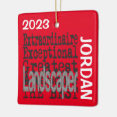 Landscaper Extraordinaire CUSTOM Keramikornament (Links)