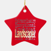 Landscaper Extraordinator Keramik Ornament (Vorne)