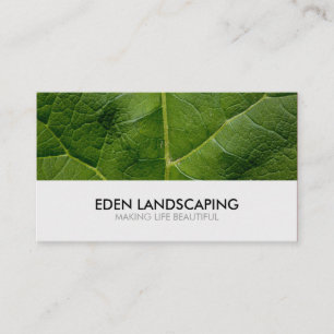 Landscaper Landschaftsgärtnerei Visitenkarte