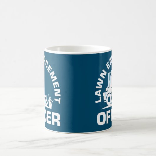 Landscaper Lawnmower Vater für die Rechtsdurchsetz Kaffeetasse (Mittel)