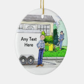 Landscaper - Männlich Keramik Ornament (Rechts)