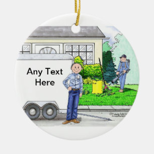 Landscaper - Männlich Keramik Ornament