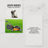 Landscaper Pflanzung im Garten | Rasenmäher Visitenkarte (Vorne/Hinten)