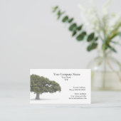 Landscaper Tree Trimmer Business Card Visitenkarte (Stehend Vorderseite)
