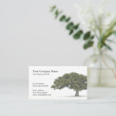 Landscaper Tree Trimmer Business Card Visitenkarte (Stehend Vorderseite)