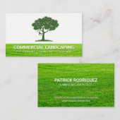 Landscaper Trimming Tree | Gras Visitenkarte (Vorne/Hinten)