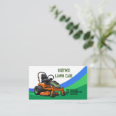 Landscaper-Visitenkarte für den Wäscheservice Visitenkarte (Stehend Vorderseite)