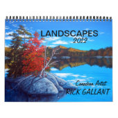 LANDSCAPES CALENDAR VON KÜNSTLER RICK GALLANT KALENDER (Titelbild)
