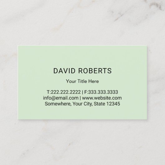 Landscapes für das Green Shades Tree-Logo von Rase Visitenkarte (Rückseite)