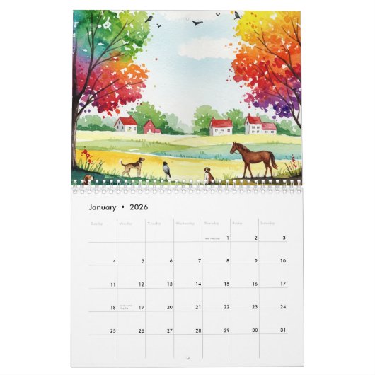 Landscapes Kalender (Jan 2026)