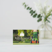 Landscapes schneiden Gras Visitenkarte (Stehend Vorderseite)