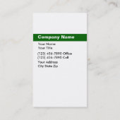 Landscapes Vertikal Visitenkarte (Rückseite)