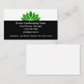 Landscaping And Lawn Mowing Service Visitenkarte (Vorne/Hinten)