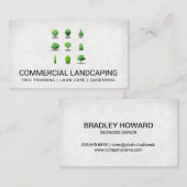 Landscaping Architect | Baumformen Visitenkarte (Vorne/Hinten)