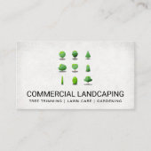 Landscaping Architect | Baumformen Visitenkarte (Vorderseite)