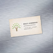 Landscaping Architect | Baumschneidemdienst Magnetische Visitenkarte (Beispiel)