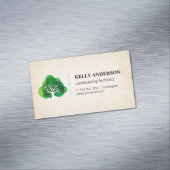 Landscaping Architect | Baumsymbol Magnetische Visitenkarte (Beispiel)