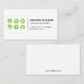 Landscaping Architect | Gartenarbeit Visitenkarte (Vorne/Hinten)