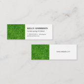 Landscaping Architect | Gras Mini Visitenkarte (Vorne/Hinten)