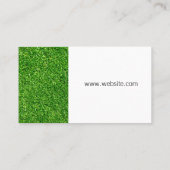 Landscaping Architect | Gras Visitenkarte (Rückseite)