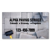 Landscaping Brick Paver Paving Stone Mauerwerk Magnetische Visitenkarte (Vorderseite)
