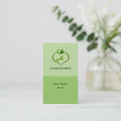 Landscaping Business Card Visitenkarte (Stehend Vorderseite)