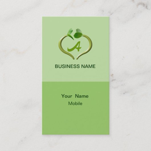 Landscaping Business Card Visitenkarte (Vorderseite)