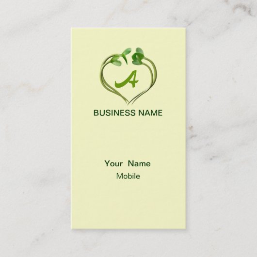 Landscaping Business Card Visitenkarte (Vorderseite)