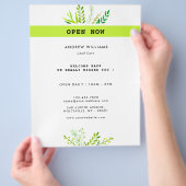 Landscaping der modernen Rasenpflege Flyer (Hand)